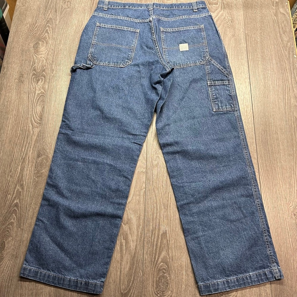 Vintage 90s Levis Carpenter Jeans Mens 36x31 Blue Denim Workwear Made in Canada